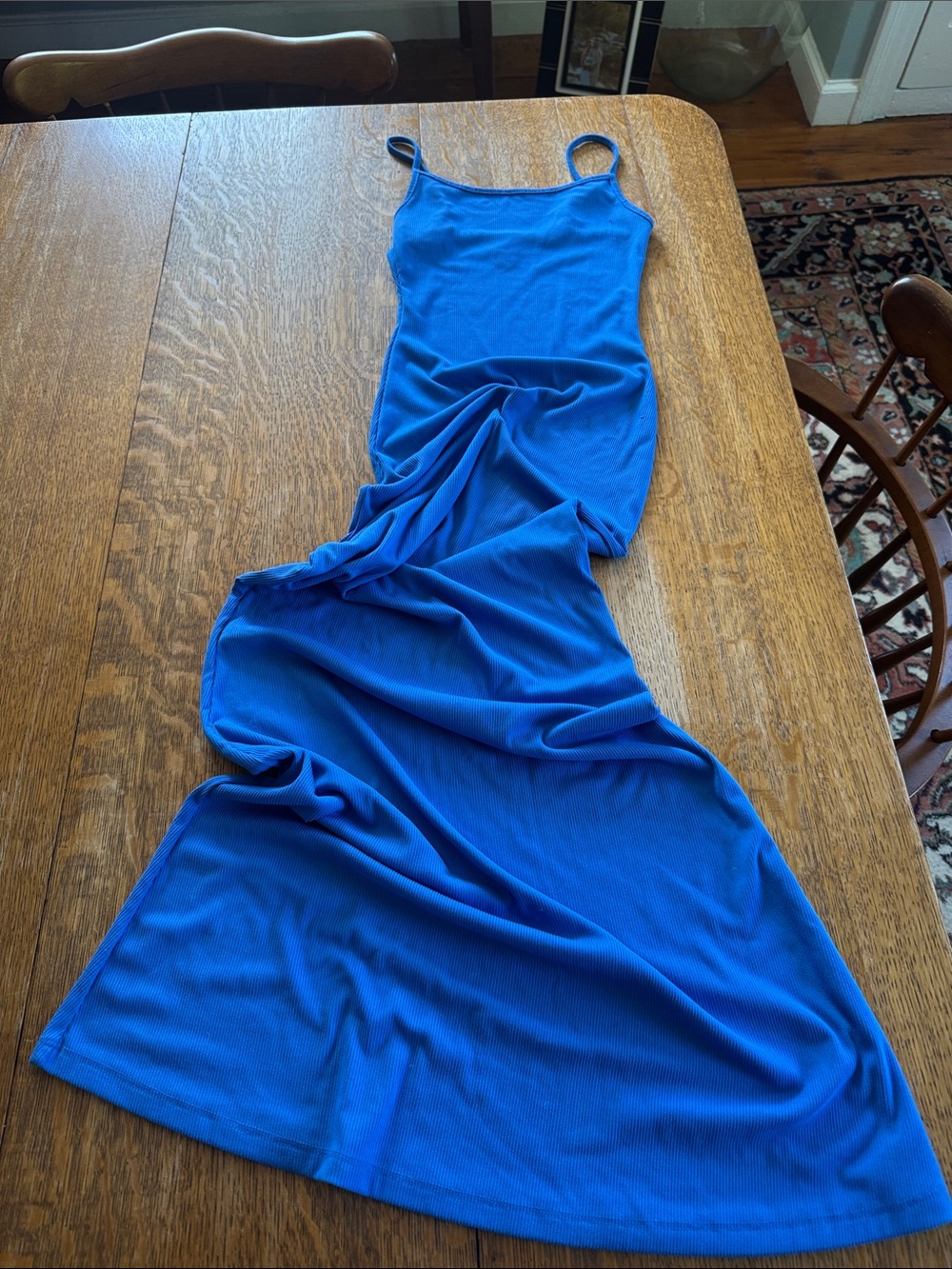 wild fable Royal Blue Spaghetti-Strap Maxi Dress